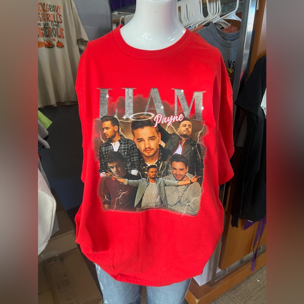 Brand new unisex, T-shirt, Liam Payne, in memory